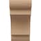 Ekena Millwork 7"W x 7"D x 14"H Wide New Brighton Rough Cedar Woodgrain TimberThane Corbel, Primed Tan CORUR07X07X14NEBRCPR - alternate 3